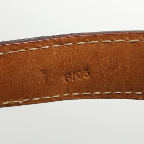 CELINE Macadam Canvas Hand Bag Pvc Leather Brown - Picture 12 of 16